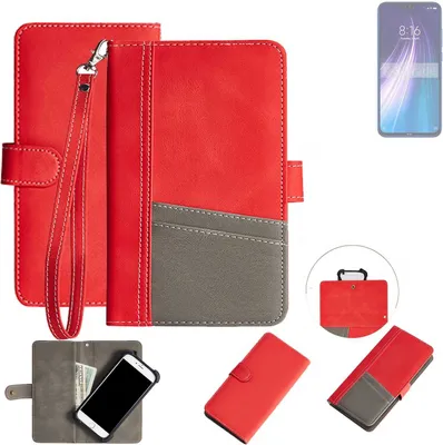 Produktbild von K-S-Trade Handy Schutzhülle für Xiaomi Redmi Note 8 Hülle Portemonnee Brieftasche Klapphülle Kartenfächer Flip Wallet Case Etui