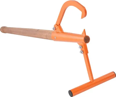 Immagine prodotto di Timberjack 46,5" Sollevatore per tronchi per impieghi gravosi con manico in legno per tronchi con diametro massimo di 15"