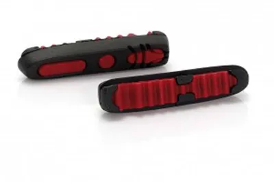 Produktbild von XLC Felgenbremsbelag Road BS-X04 4er Set, 55 mm, schwarz/rot