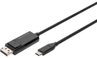 Produktbild von DIGITUS USB Kabel Typ C --> DisplayPort Bidirektional 8K 2m