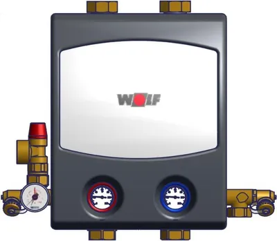 Produktbild von Wolf Pumpengruppe Heizkreis mit HE-Pumpe EEi<0,23), CGB(-2)-75/100