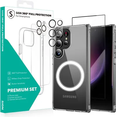 Produktbild von 360 Komplettschutzpaket für Samsung Galaxy S24 Ultra