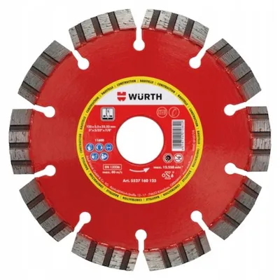Produktbild von WURTH Diamant-Trennscheibe Beton Ziegel Stein 125mm