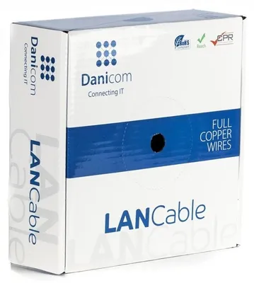 Produktbild von DANICOM CAT6 FTP 50m Starrleiter - LSZH (Dca)