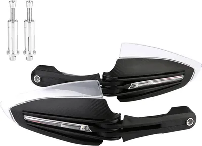 Produktbild von 2 Stück 7/8" Universal-Motorrad-Handschützer mit LED-Blinker und Tagfahrlicht