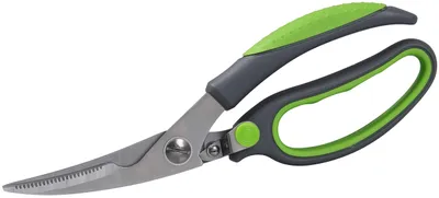 Geflügelschere Edelstahl 23 cm, ergonomischer Griff, silber
