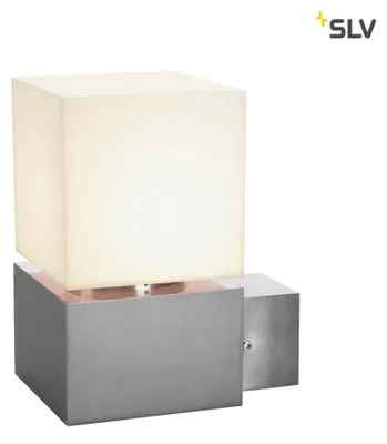 Produktbild von SLV 1000336 SQUARE WALL E27 Outdoor Wandleuchte Edelstahl max. 20W IP44