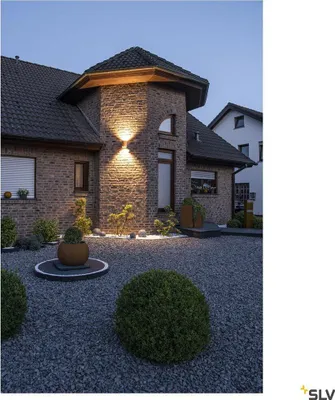 Produktbild von SLV 1004650 RUSTY UP/DOWN WL, Outdoor LED Wandleuchte eckig rost CCT switch 3000/4000K IP65