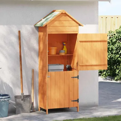 Immagine prodotto di vidaXL Armadio da giardino marrone 42,5x64x190 cm