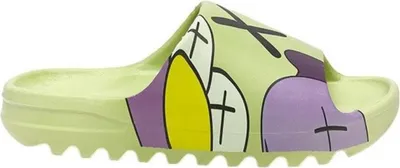 Produktbild von Damen Schaumstoff Badelatschen Badeschuhe Pantoletten Keks Monster Grün Gr.38