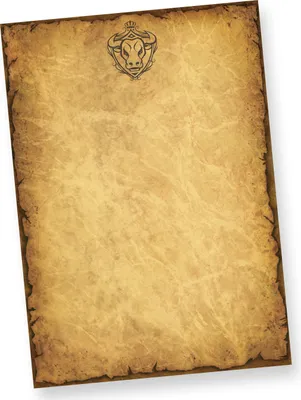 Produktbild von Altes-Briefpapier mit Sternzeichen Stier Wappen (50 Blatt) DIN A4 beidseitig