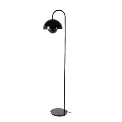Zdjęcie produktu dla Lampa stojąca ALPINALUZ w kształcie litery Z, styl skandynawski, metal, oprawka E27, czarna
