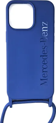 Obrázek produktu pro Mercedes-Benz iPhone 15 Pro Max Zadní kryt - CORD WORDMARK LOGO - Navy
