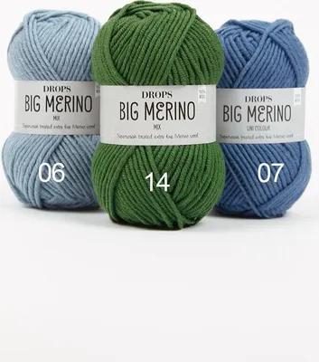 Zdjęcie produktu dla DROPS BIG MERINO (50g/75m) 14 waldgrün