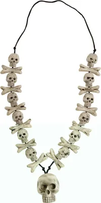 Produktbild von Halskette Totenkopf - Totenkopfkette Voodoo