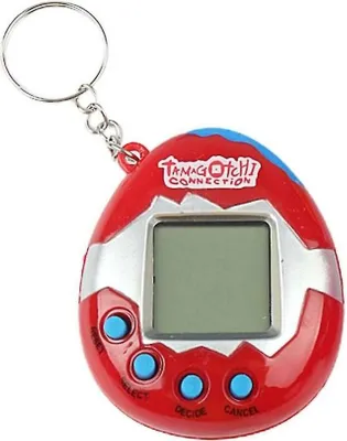 Produktbild von Wunderschönes Retro-Tamagochi, elektronisches Netzwerk, Haustier-Spielzeug, virtuelles Spiel, nostalgisches Geschenk der 90er Jahre – Rot