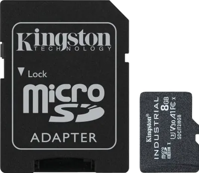 Immagine prodotto di SD MicroSD Card   8GB Kingston SDHC     (Class10) w.A A1 retail
