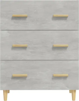 Produktbild von Möbel Sideboard - praktischem Design - Wohnzimmerschrank - Kommde für Flur - Betongrau 70x34x90 cm Holzwerkstoff Top8442667