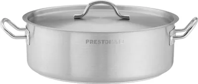 Produktbild von TECHNICA Niedriger Topf 8,8L | 32 cm | Edelstahldeckel | Edelstahl Induktion Kochtopf