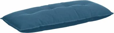 Zdjęcie produktu dla vidaXL Poduszka na plecy niebieska 120 x 50 cm tkanina sztruksowa