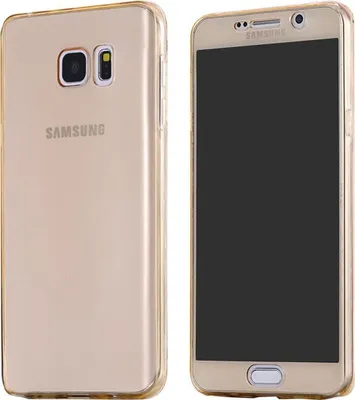 Produktbild von Full TPU Case für Samsung Galaxy Schutz Hülle Case Handy Tasche Transparent Cover, Für Handy:Samsung Galaxy A5, Farbe wählen:Gold