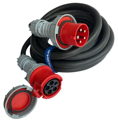 Image de Adaptateur triphasé fiche 125A vers prise 63A 0,5m