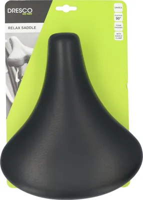 Image de Selle de vélo Dresco City Retro Noir