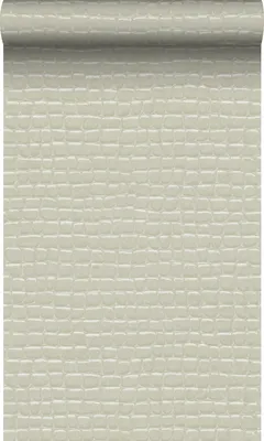 Produktbild von Origin Wallcoverings Tapete Krokodil-Optik Weiß 53 cm x 10.05 m