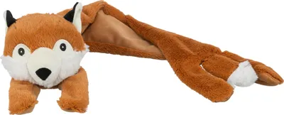 Produktbild von TRIXIE Hundespielzeug Schlenker - Fuchs aus Plüsch, mit Knisterfolie und Quietscher - diverse - 50 cm