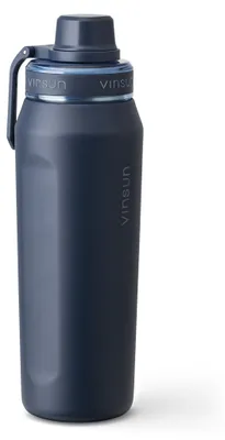 Trinkflasche Edelstahl 750ml Thermoflasche Sport Gym Flasche isoliert Vinsun