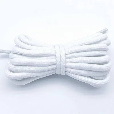 Produktbild von Universelle Sportschuheveter für Kinder und Erwachsene - runde Schlauchveter aus Kunststoff - 80 cm lang - 5 mm dick - für Wandelschuhe und Außenarbeit