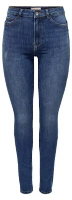 Produktbild von ONLY Damen Jeans ONLROSE GUA192 - Skinny Fit - Blau Schwarz, Größe:M/34, Farbvar