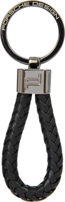 Obrázek produktu pro Přívěšek na klíče Porsche Design Keyring Leather Cord černý