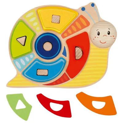 Produktbild von goki Farb- und Formensortierspiel Schnecke