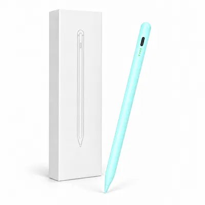 Produktbild von Apple Pencil Tablet Stift – Stylus Pen für iPad (ab 2018-2026) mit Handballenerkennung, Neigungssensitiv – Eingabestift für iPad Air, Pro & Mini