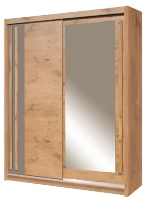 Produktbild von EFFECT Schwebetürenschrank 175 cm mit Spiegel, Lancelot/Congo