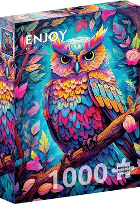Image de Puzzle 1000 pièces Enjoy – Chouette Charmante