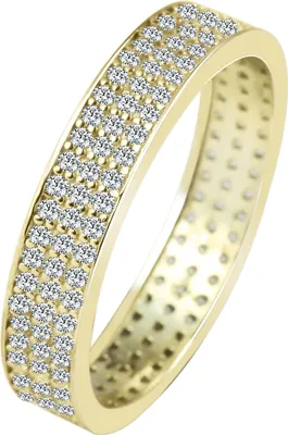 Produktbild von 333/- Gold Ring "Sarina" mit Zirkoniabesatz, Gelbgold, 8 Karat