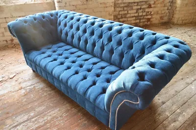 Produktbild von Chesterfield Design Luxus Polster Sofa Couch Sitz Garnitur Leder Textil Neu #151