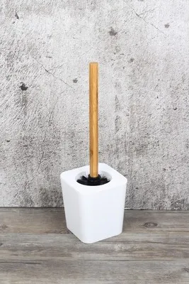 Produktbild von form&style WC-Bürstengarnitur weiß/Bambus