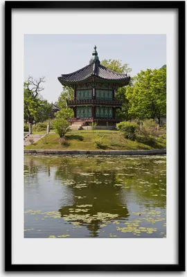Produktbild von Bild - Bilderrahmen - 40 cm x 60 cm - MDF - Rahmen - Wandkunst - Japanischer Park