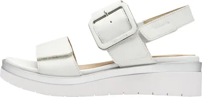 Produktbild von Tamaris Comfort Damen Sandale mit Plateau und großer Schnalle 8-88706-42, Größe:39 EU, Farbe:Weiß