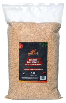 Zdjęcie produktu dla Trociny bukowe do wędzenia - Granulacja 0,5-1,0 mm - 3 kg - Do wędzenia na zimno i na gorąco