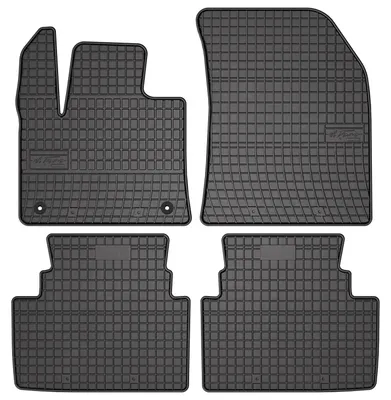 Zdjęcie produktu dla Dywaniki gumowe do Citroen C5 Aircross 2019- (crossover) – 4 szt., czarne, dopasowane – Wielganizator SolidPRO