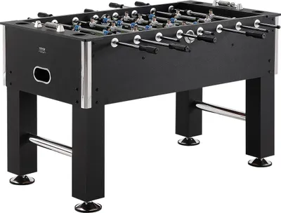 Produktbild von Foosball Table, 55 inch Standard Size Foosball Table, Indoor Full Size Foosball Table for Home, Family, and Game Room, Soccer with Foosball Table Set, Includes 4 Balls and 4 Cup Holders