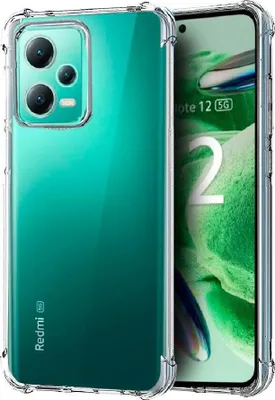 Produktbild von Verstärkte Silikonhülle für Xiaomi Redmi Note 12 5G / Poco X5 5G Transparent