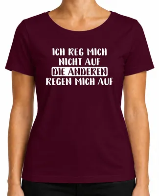 Obrázok produktu pre Sarkastické vtipné výroky Humorné dámske tričko, bordová farba, XL
