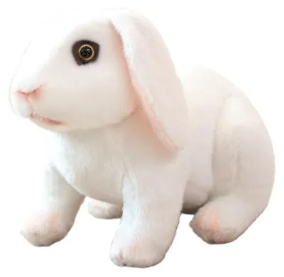 Produktbild von Granda Plüschtier Weißer Hase Lebensecht XL 28 cm
