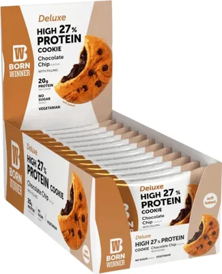 Obrázok produktu pre Born Winner | Deluxe 27% vysokoproteínový Cookie Chocolate kúsky