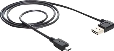 Obrázok produktu pre DeLOCK 1m USB 2.0 A - miniUSB m/m, 1 m, USB A, Mini-USB A, USB 2.0, Samec/samec, Čierna